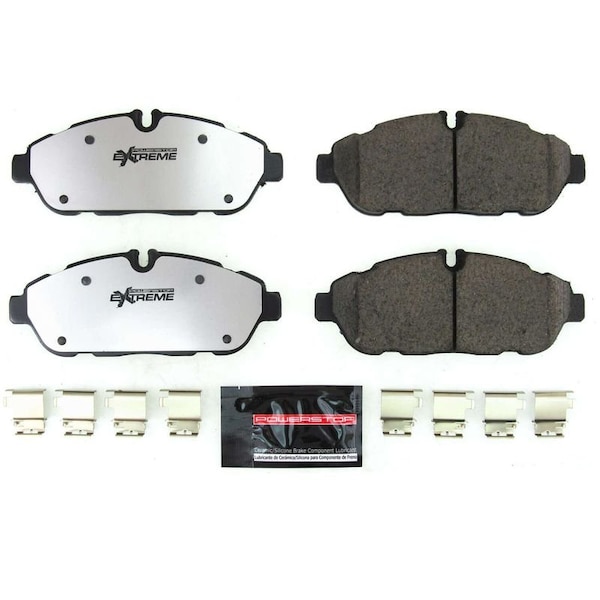 Powerstop BRAKE PADS FMSI Number D2301; Carbon-Fiber Ceramic; Set Of 4; With Premium Stainless Steel Hardware Z36-2301 - main